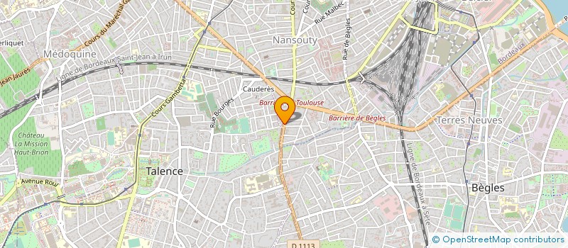 localisation de l'entreprise MONSIEUR CHRISTIAN PEREY à BORDEAUX