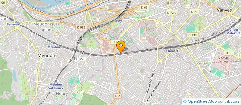 localisation de l'entreprise MONSIEUR CHRISTIAN PEREZ à CLAMART