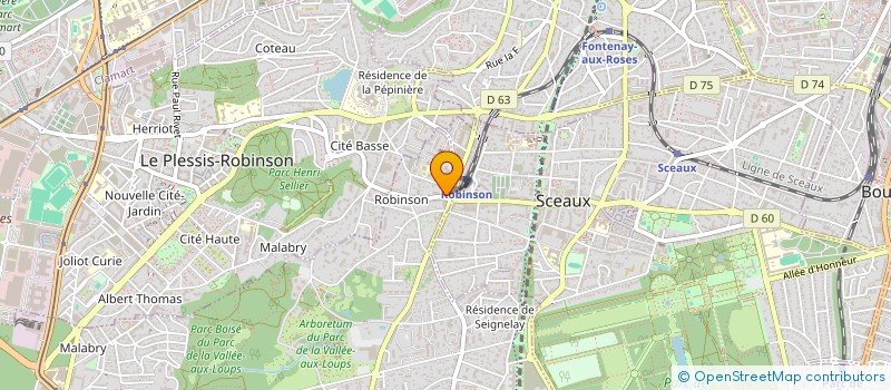 localisation de l'entreprise MONSIEUR CHRISTIAN PERILLAUD  CHATENAY-MALABRY