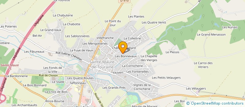 localisation de l'entreprise MONSIEUR CHRISTIAN PERONNET à SAINTE-MAURE-DE-TOURAINE