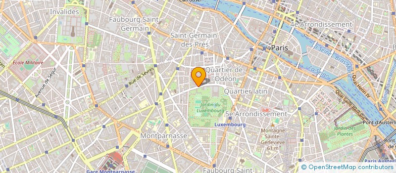 localisation de l'entreprise MONSIEUR CHRISTIAN PEROUSE  PARIS