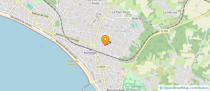 localisation de l'entreprise MONSIEUR CHRISTIAN PERRAIS  LA BAULE-ESCOUBLAC