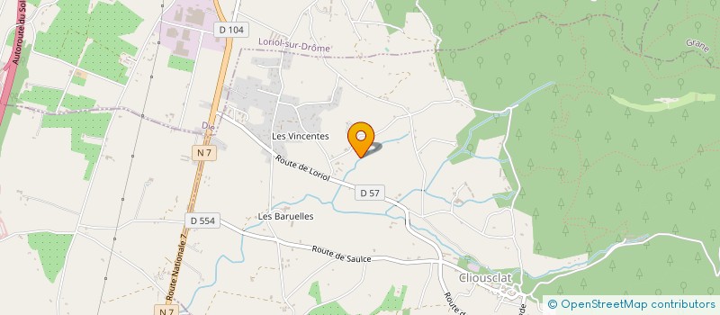 localisation de l'entreprise MONSIEUR CHRISTIAN PERRIER  CLIOUSCLAT