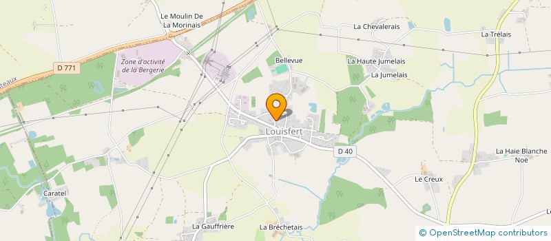 localisation de l'entreprise MONSIEUR CHRISTIAN PERRIN à CHATEAUBRIANT