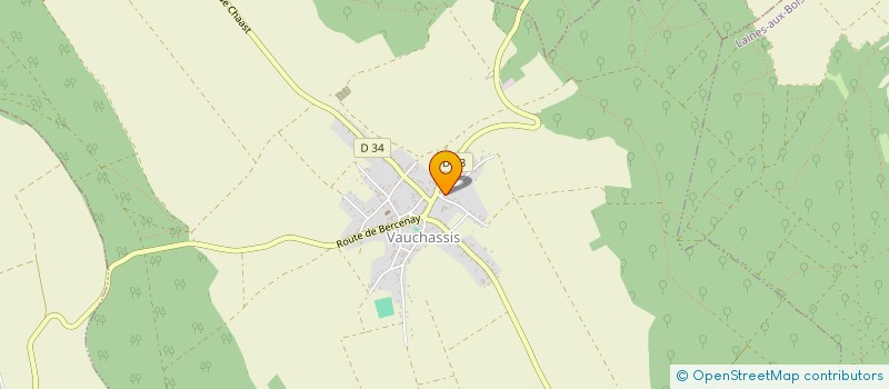 localisation de l'entreprise MONSIEUR CHRISTIAN PERRIN  VAUCHASSIS