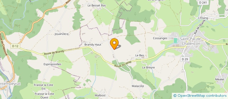 localisation de l'entreprise MONSIEUR CHRISTIAN PERRIN à SAINT-GEORGES-LAGRICOL
