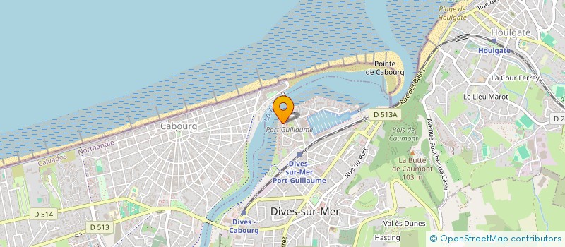 localisation de l'entreprise MONSIEUR CHRISTIAN PERRODON  DIVES-SUR-MER