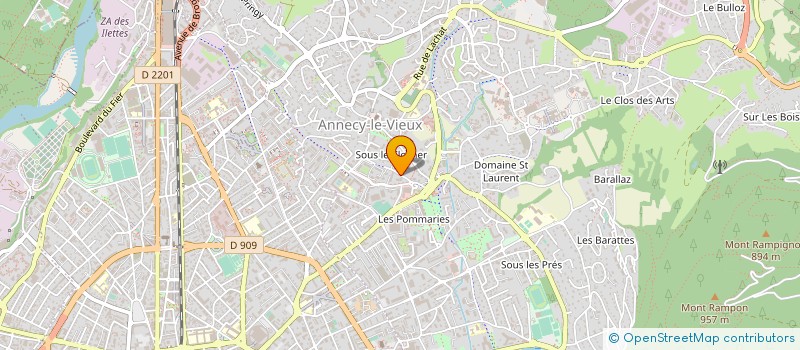 localisation de l'entreprise MONSIEUR CHRISTIAN PERROT à ANNECY
