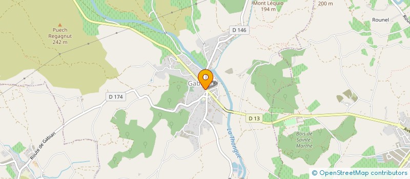 localisation de l'entreprise MONSIEUR CHRISTIAN PERRY  GABIAN