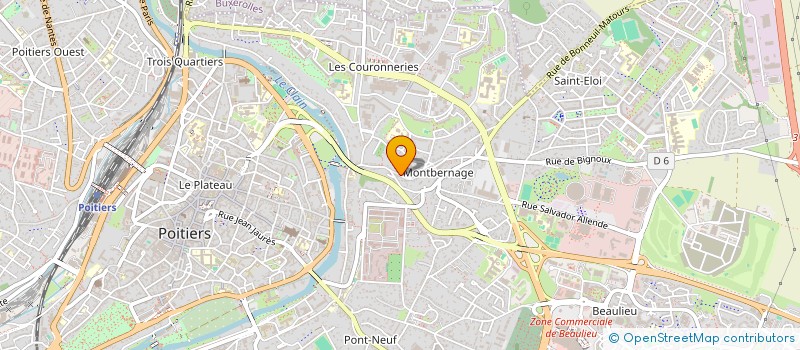 localisation de l'entreprise MONSIEUR CHRISTIAN PERSICO à POITIERS