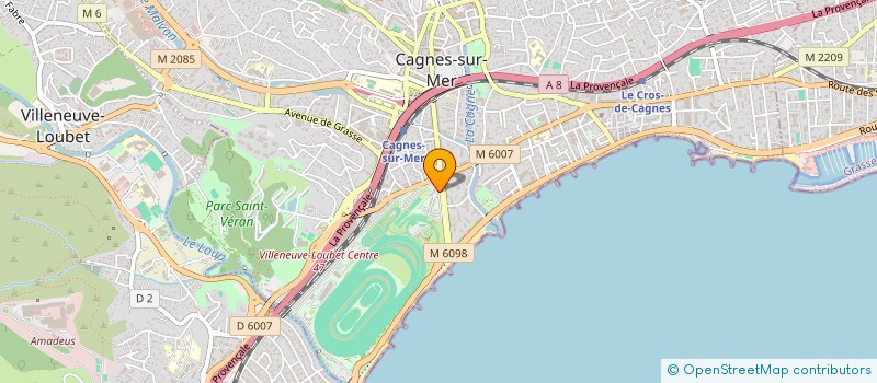 localisation de l'entreprise MONSIEUR CHRISTIAN PESQUE à CAGNES-SUR-MER