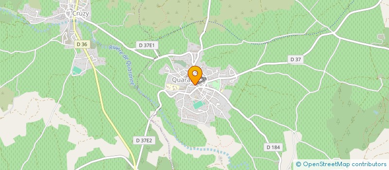 localisation de l'entreprise MONSIEUR CHRISTIAN PETER  QUARANTE