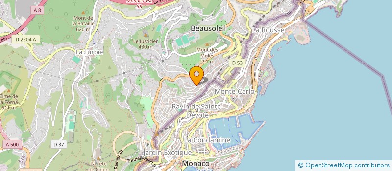 localisation de l'entreprise MONSIEUR CHRISTIAN PETERMANN  BEAUSOLEIL