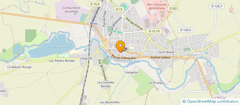 localisation de l'entreprise MONSIEUR CHRISTIAN PETIGNY à BROU