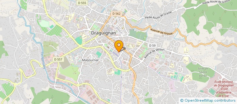 localisation de l'entreprise MONSIEUR CHRISTIAN PETIT à DRAGUIGNAN