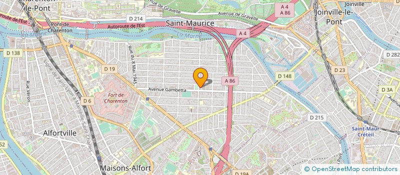 localisation de l'entreprise MONSIEUR CHRISTIAN PETIT à MAISONS-ALFORT