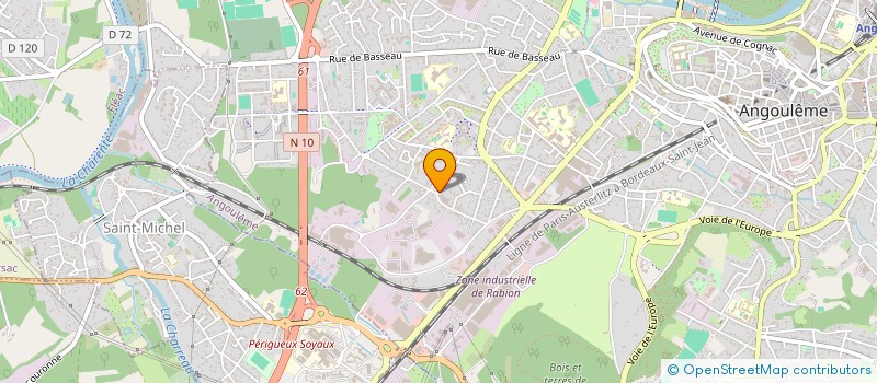 localisation de l'entreprise MONSIEUR CHRISTIAN PETIT à ANGOULEME