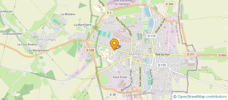 localisation de l'entreprise MONSIEUR CHRISTIAN PETREQUIN à MAMERS