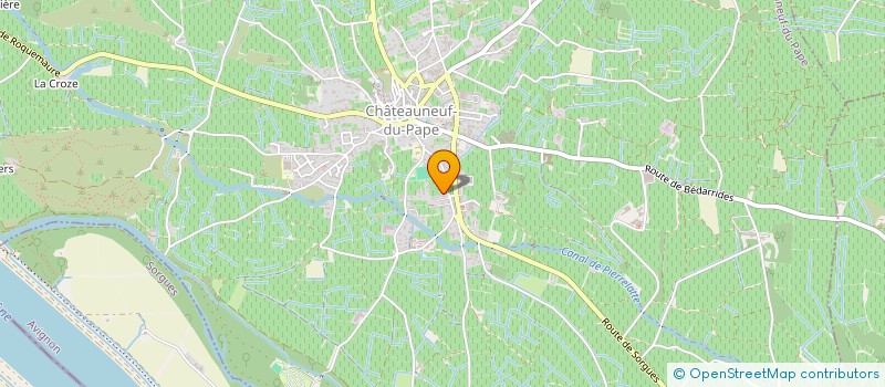 localisation de l'entreprise MONSIEUR CHRISTIAN PETRUCCI à CHATEAUNEUF-DU-PAPE