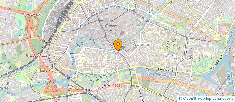 localisation de l'entreprise MONSIEUR CHRISTIAN PEULTIER à STRASBOURG