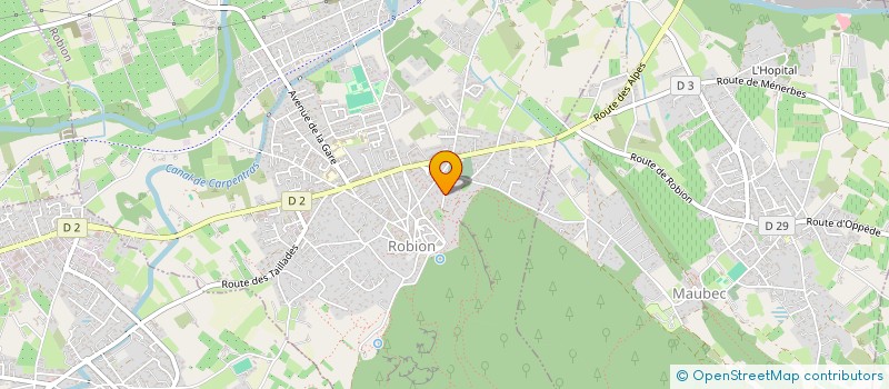 localisation de l'entreprise MONSIEUR CHRISTIAN PEVRIER à ROBION