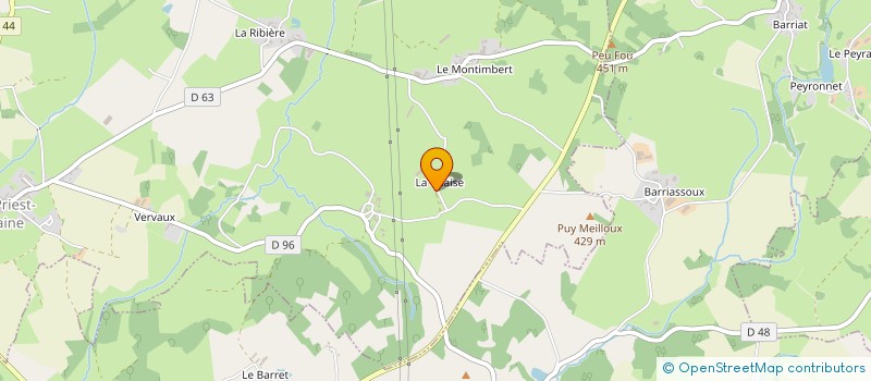 localisation de l'entreprise MONSIEUR CHRISTIAN PEYNOT  LE GRAND-BOURG