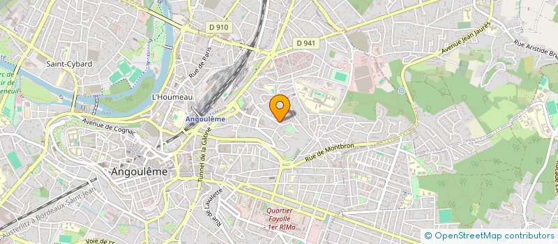 localisation de l'entreprise MONSIEUR CHRISTIAN PEYRAT à ANGOULEME