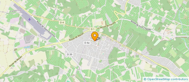 localisation de l'entreprise MONSIEUR CHRISTIAN PEYRET  SAINT-DIDIER