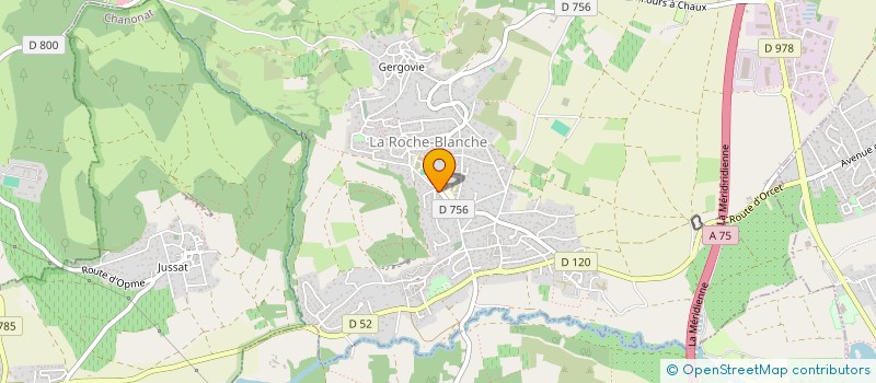 localisation de l'entreprise MONSIEUR CHRISTIAN PEYRICHOUT  LA ROCHE-BLANCHE