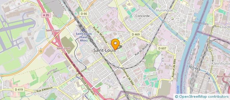 localisation de l'entreprise MONSIEUR CHRISTIAN PFEIFFER à SAINT-LOUIS