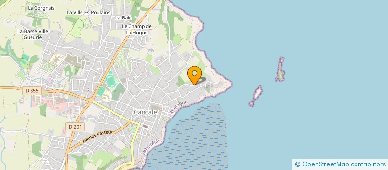 localisation de l'entreprise MONSIEUR CHRISTIAN PHELIPOT  CANCALE