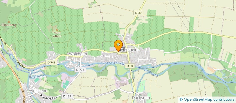 localisation de l'entreprise MONSIEUR CHRISTIAN PICAUD  ERGERSHEIM