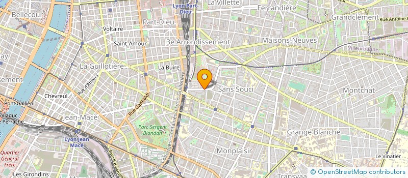 localisation de l'entreprise MONSIEUR CHRISTIAN PIERRE  LYON