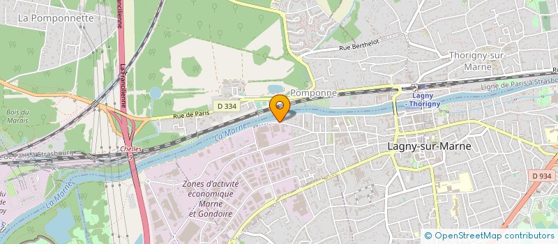 localisation de l'entreprise MONSIEUR CHRISTIAN PIERRE  LAGNY-SUR-MARNE