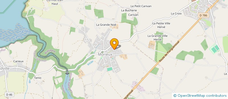 localisation de l'entreprise MONSIEUR CHRISTIAN PIERRE TOURNEBEUF à LAMBALLE-ARMOR