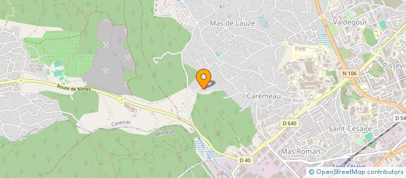 localisation de l'entreprise MONSIEUR CHRISTIAN PIERREDON  NIMES