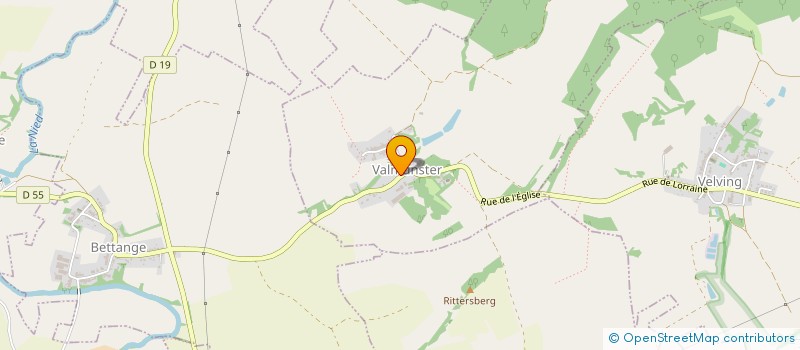 localisation de l'entreprise MONSIEUR CHRISTIAN PIGNON  VALMUNSTER