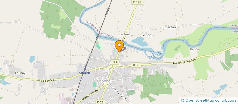 localisation de l'entreprise MONSIEUR CHRISTIAN PINAULT à CHABRIS