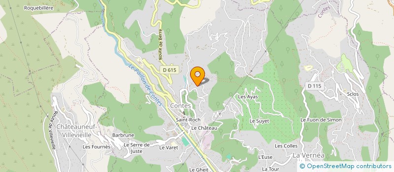 localisation de l'entreprise MONSIEUR CHRISTIAN PINCK  CONTES