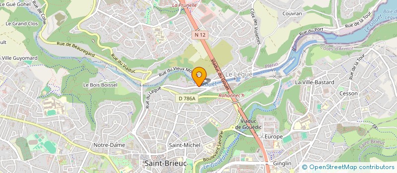 localisation de l'entreprise MONSIEUR CHRISTIAN PINCON à SAINT-BRIEUC