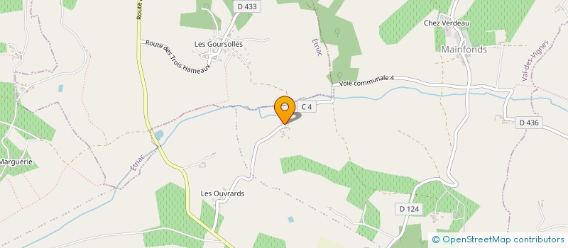 localisation de l'entreprise MONSIEUR CHRISTIAN PINEAU à PERIGNAC