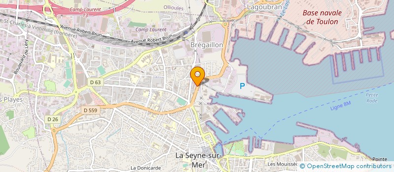 localisation de l'entreprise MONSIEUR CHRISTIAN PINEL à LA SEYNE-SUR-MER