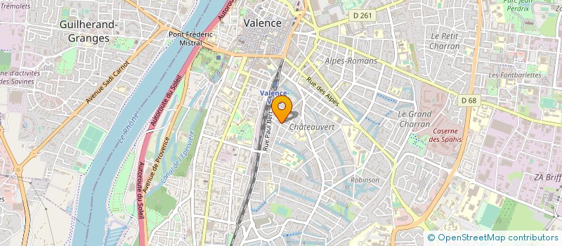 localisation de l'entreprise MONSIEUR CHRISTIAN PINO à VALENCE