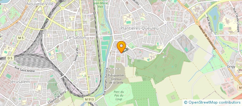 localisation de l'entreprise MONSIEUR CHRISTIAN PIOCHE  METZ