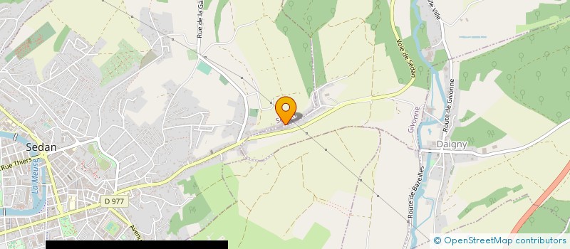 localisation de l'entreprise MONSIEUR CHRISTIAN PIOT  SEDAN