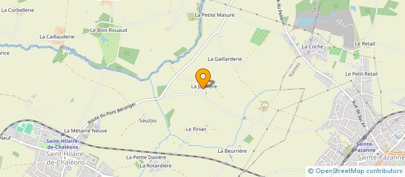 localisation de l'entreprise MONSIEUR CHRISTIAN PIPAUD  SAINT-HILAIRE-DE-CHALEONS