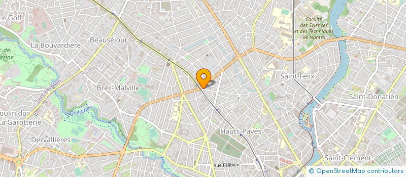 localisation de l'entreprise MONSIEUR CHRISTIAN PIRAUD  NANTES