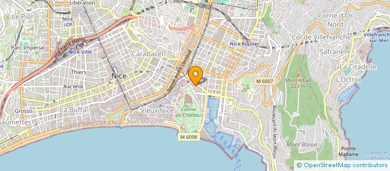 localisation de l'entreprise MONSIEUR CHRISTIAN PIROS à NICE