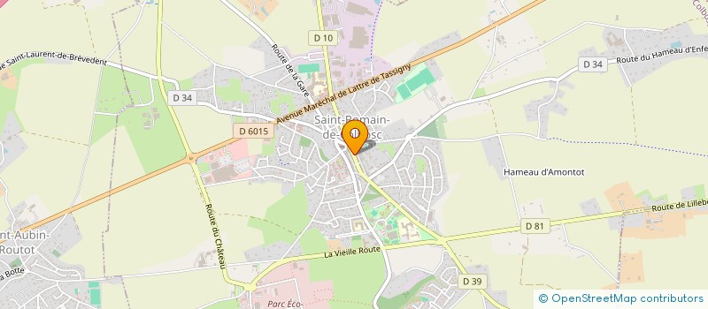 localisation de l'entreprise MONSIEUR CHRISTIAN PITARD  SAINT-ROMAIN-DE-COLBOSC