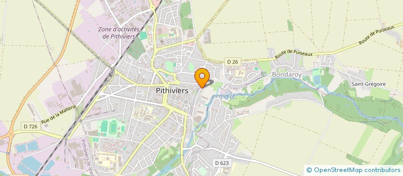 localisation de l'entreprise MONSIEUR CHRISTIAN PITERS  MORVILLE-EN-BEAUCE